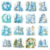 Christmas Snowman Clipart